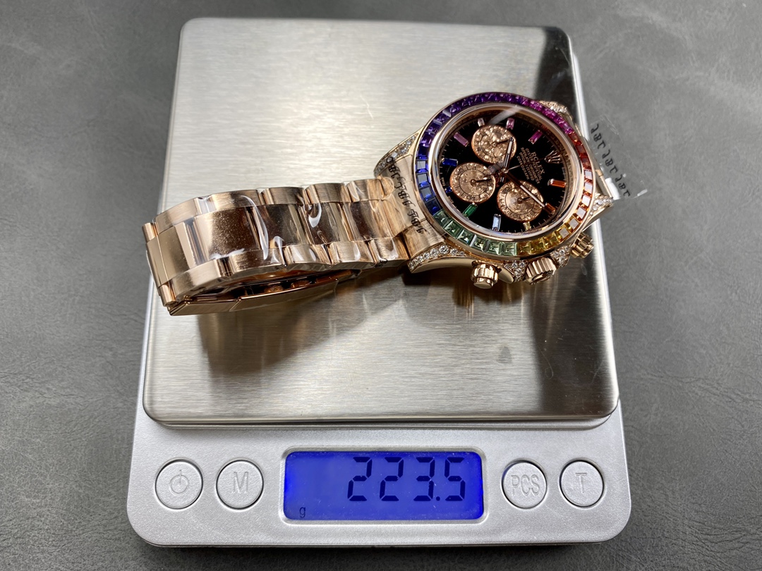 Rolex Cosmograph Daytona 40mm Black Sapphire Rainbow Dial 116595RBOW