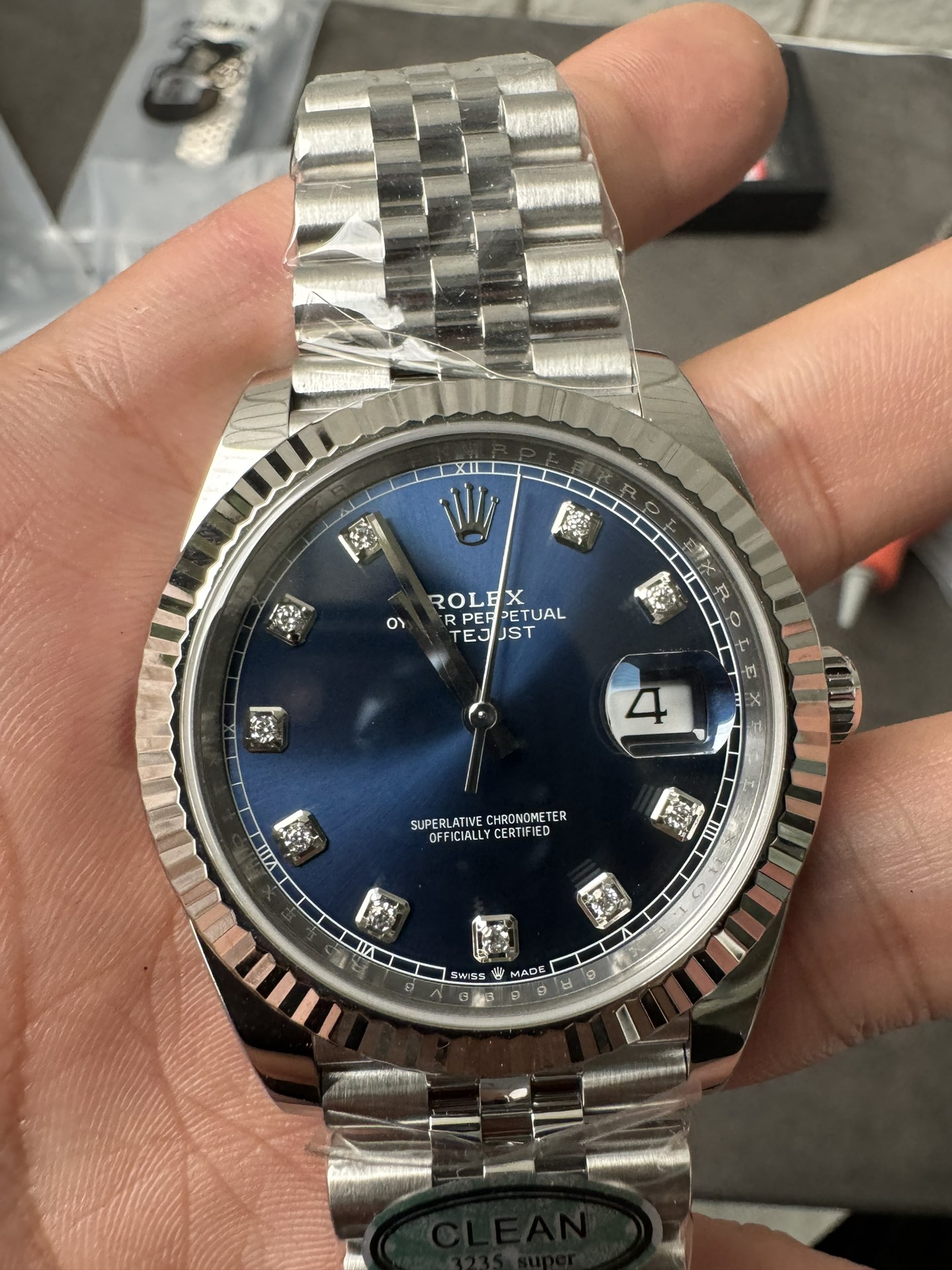 Rolex Datejust 41 White Gold Blue Dial 126334 0016