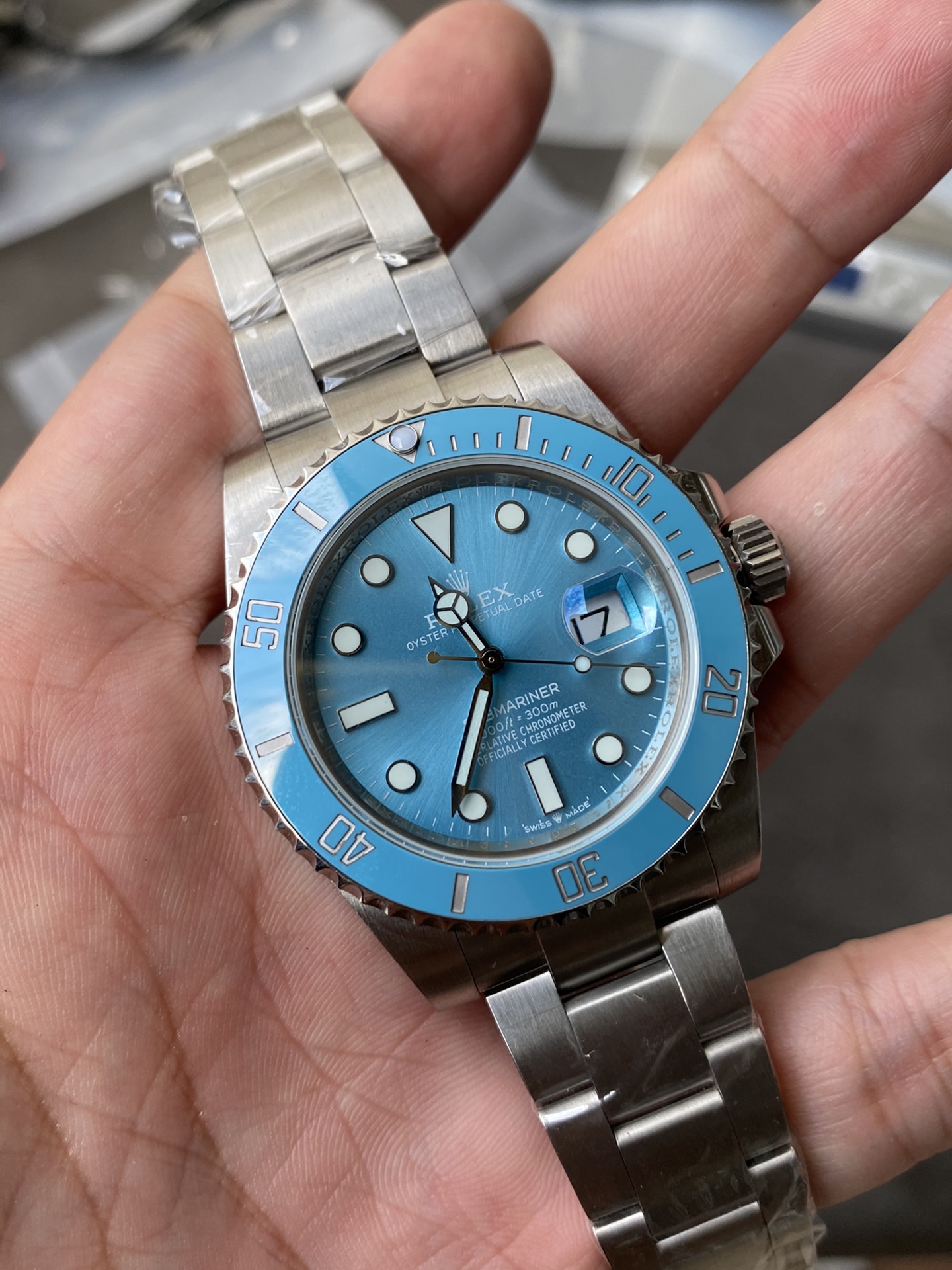 Rolex Submariner Date 41 Turquoise Blaken Goldsmith & Complications
