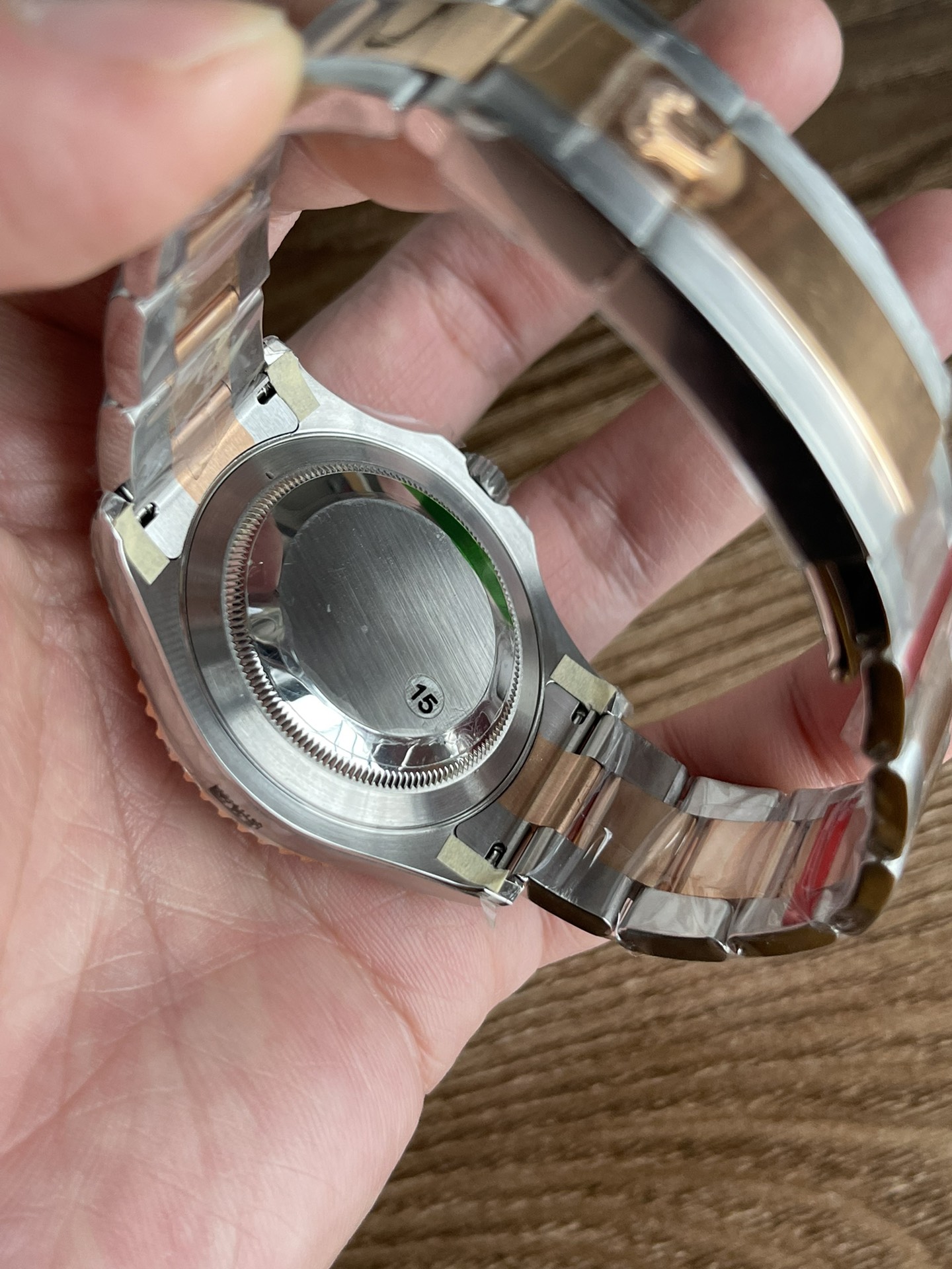 Rolex Yacht-Master 126621 EverRose Gold Black Dial 40MM Mens Replica Watch