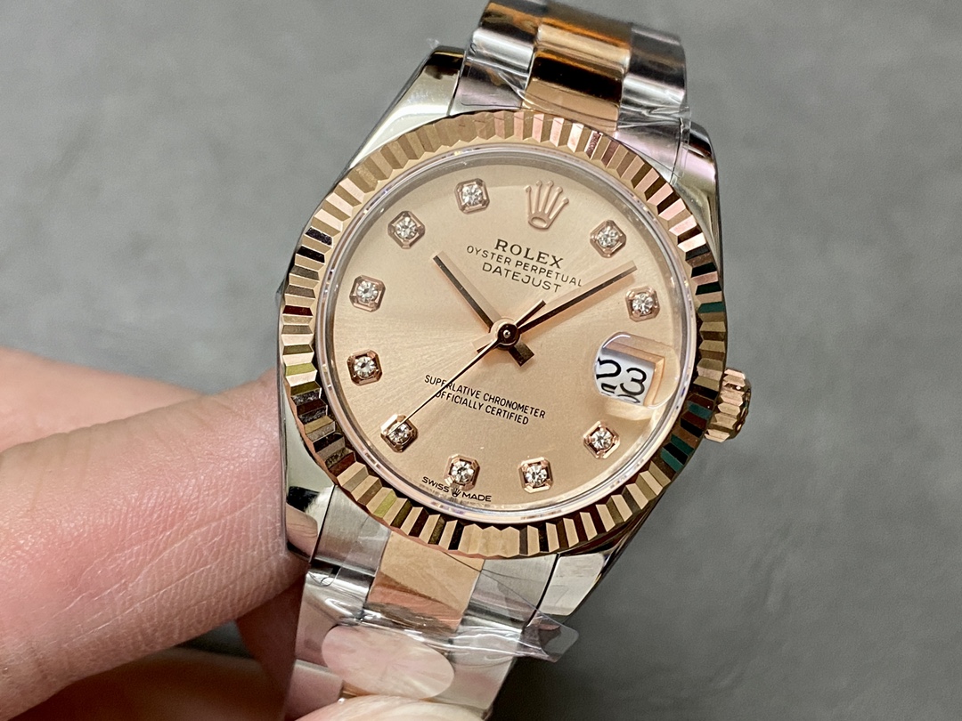 Rolex Datejust 31 Rose Diamond Dial 278271 0023 Women's Watch