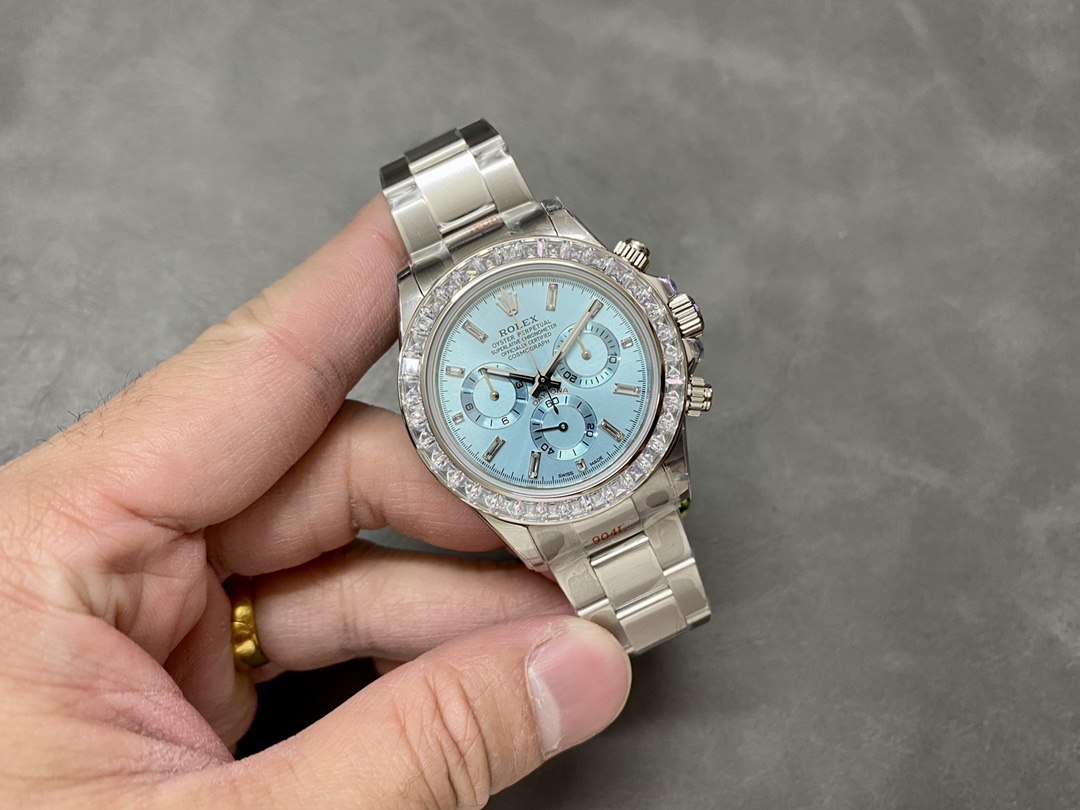 Rolex Daytona Oyster Perpetual Platinum Ice Blue Dial 116576TBR