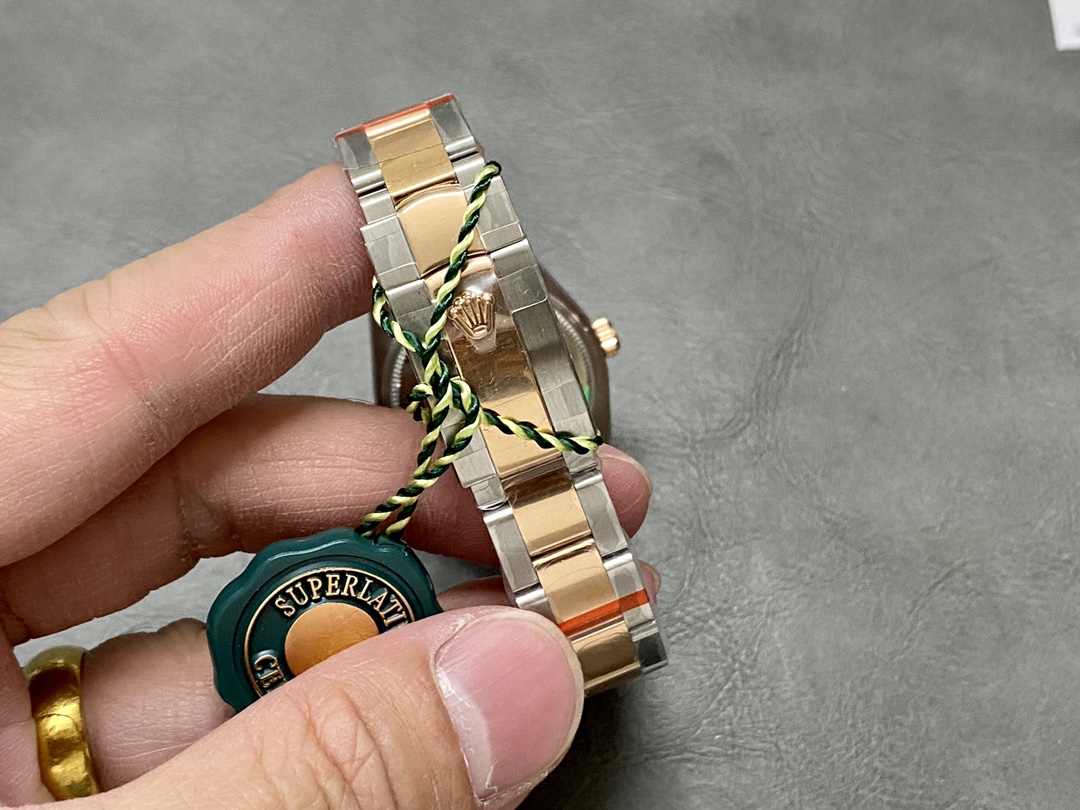 Rolex Datejust 31 Everose Gold Rose Diamond Dial M278241 0023 Women's Watch