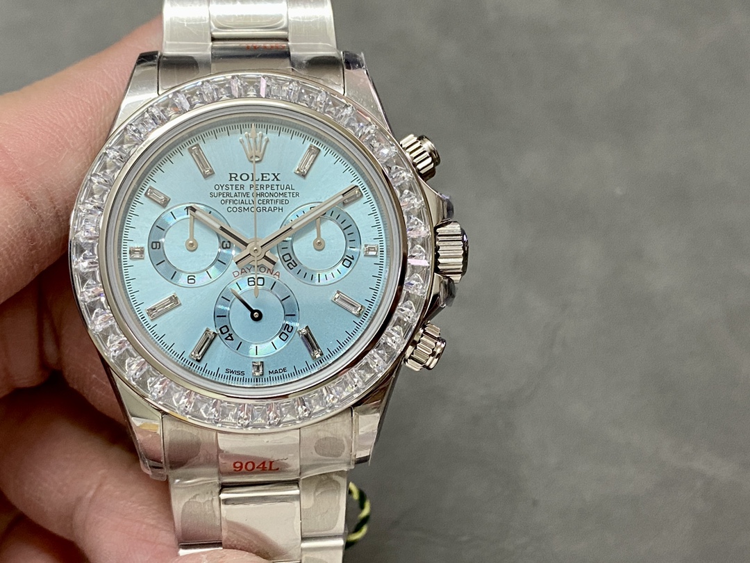 Rolex Daytona Oyster Perpetual Platinum Ice Blue Dial 116576TBR