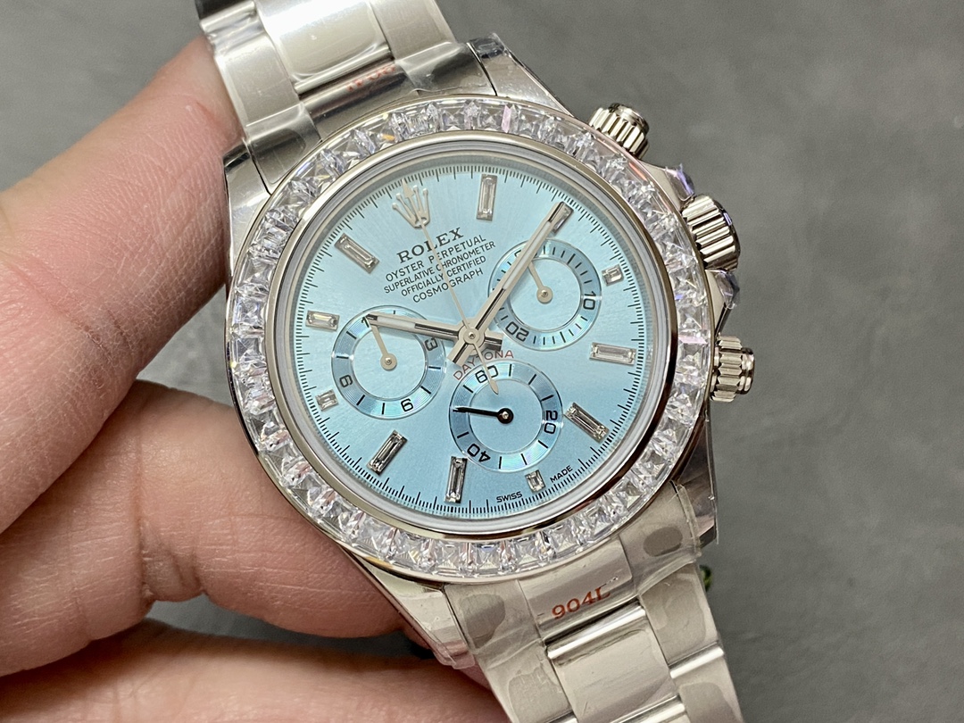 Rolex Daytona Oyster Perpetual Platinum Ice Blue Dial 116576TBR