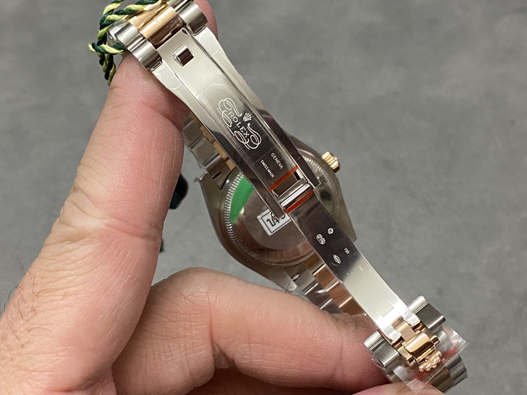 Rolex Datejust 36 Everose Gold Grey Dial Jubilee m126201 0013