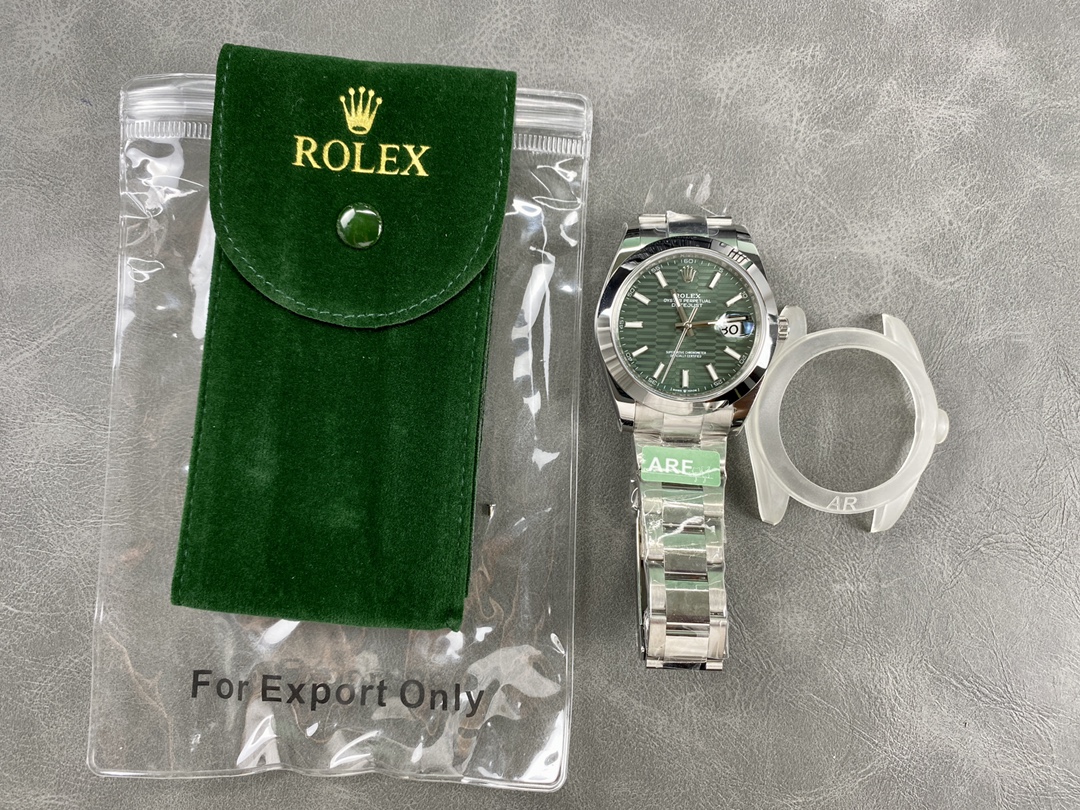 Rolex Datejust 41mm Steel Oyster Bracelet Smooth Bezel 126300 0021