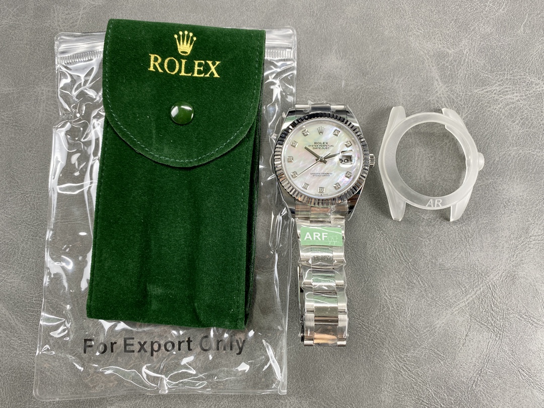 Rolex Datejust 126334 Fluted Bezel White MOP Dial 41MM Mens Replica Watch