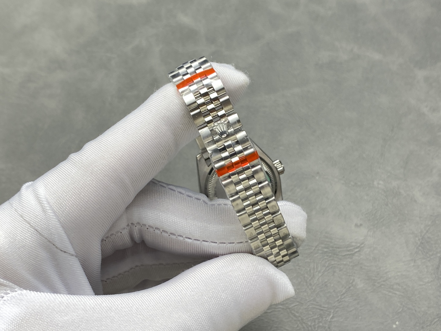 Rolex Datejust 28 Automatic Silver Dial White Gold and Steel M279174 0005 Women's Watch