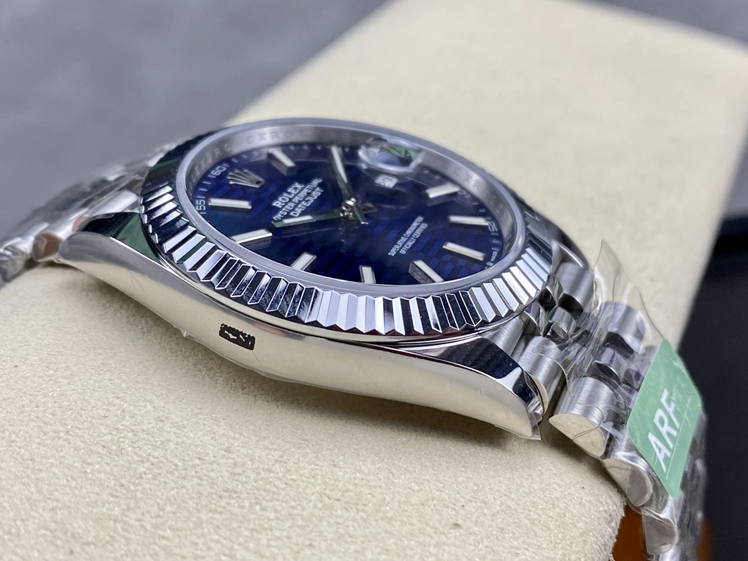 Rolex Datejust 41mm Stainless Steel 126334 Blue Index Jubilee Men's Watch