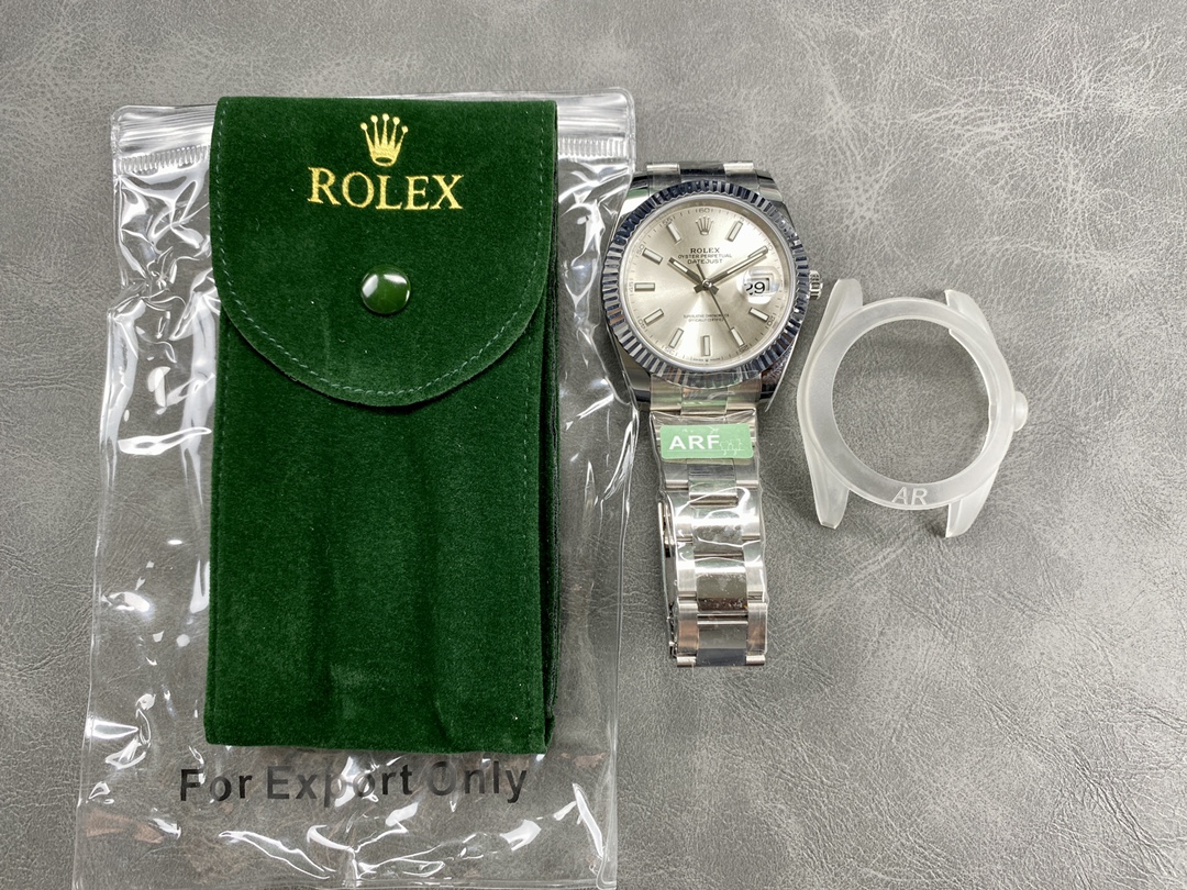 Rolex Datejust 126334 0003 Fluted Bezel Silver Dial 41MM Mens Replica Watch