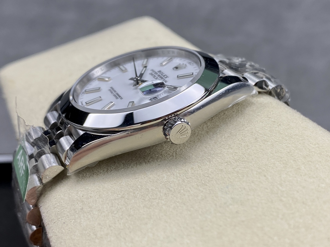 Rolex Datejust 41mm Stainless Steel 126300 0006 White Index Jubilee