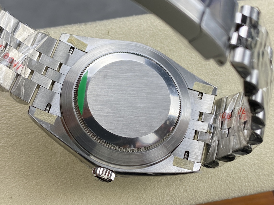 Rolex Datejust 41 Rhodium Diamond Dial Fluted Bezel m126334 0006 Men's Watch