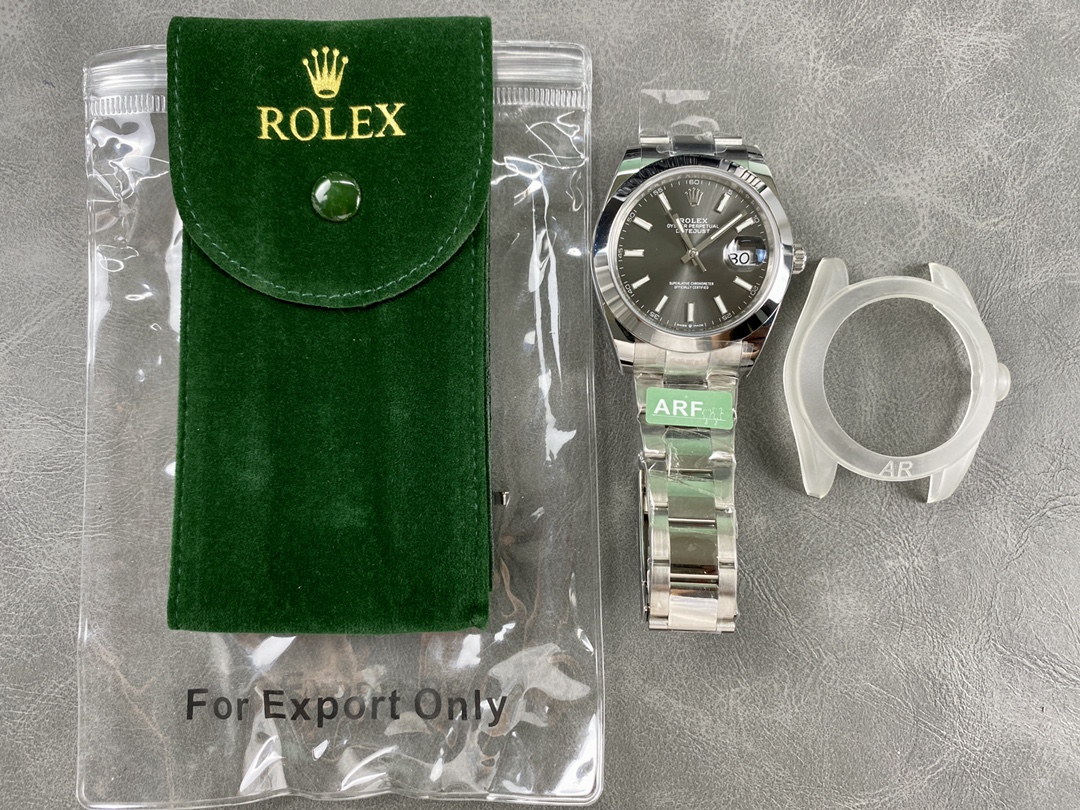 Rolex Datejust 41 Stainless Steel Slate Dial M126300 0007 Men's Watch
