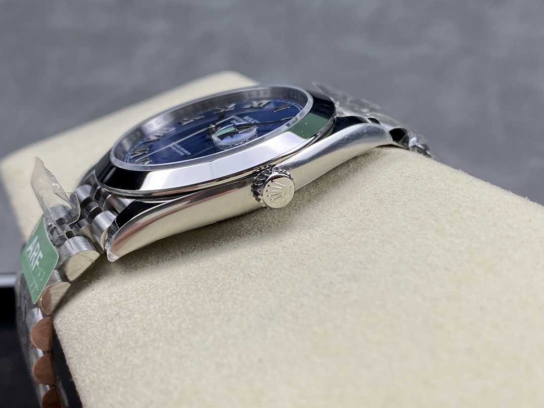 Rolex Datejust 41 Stainless Steel Blue Roman Dial Jubilee Bracelet M126300 0018 Men's Watch