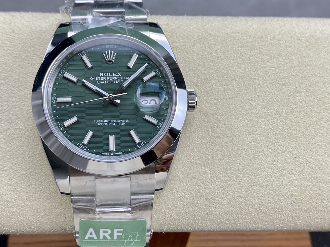 Rolex Datejust 41mm Steel Oyster Bracelet Smooth Bezel 126300 0021