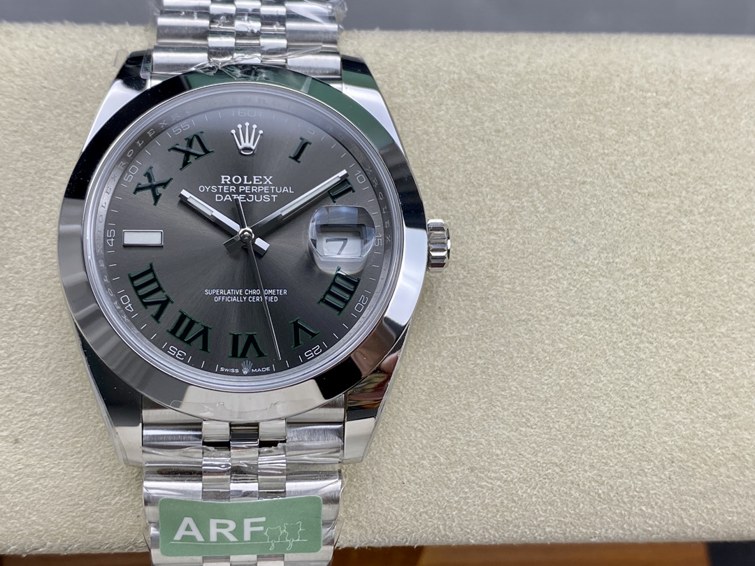 Rolex Datejust 41mm Stainless Steel m126300 0014 Slate Roman Jubilee