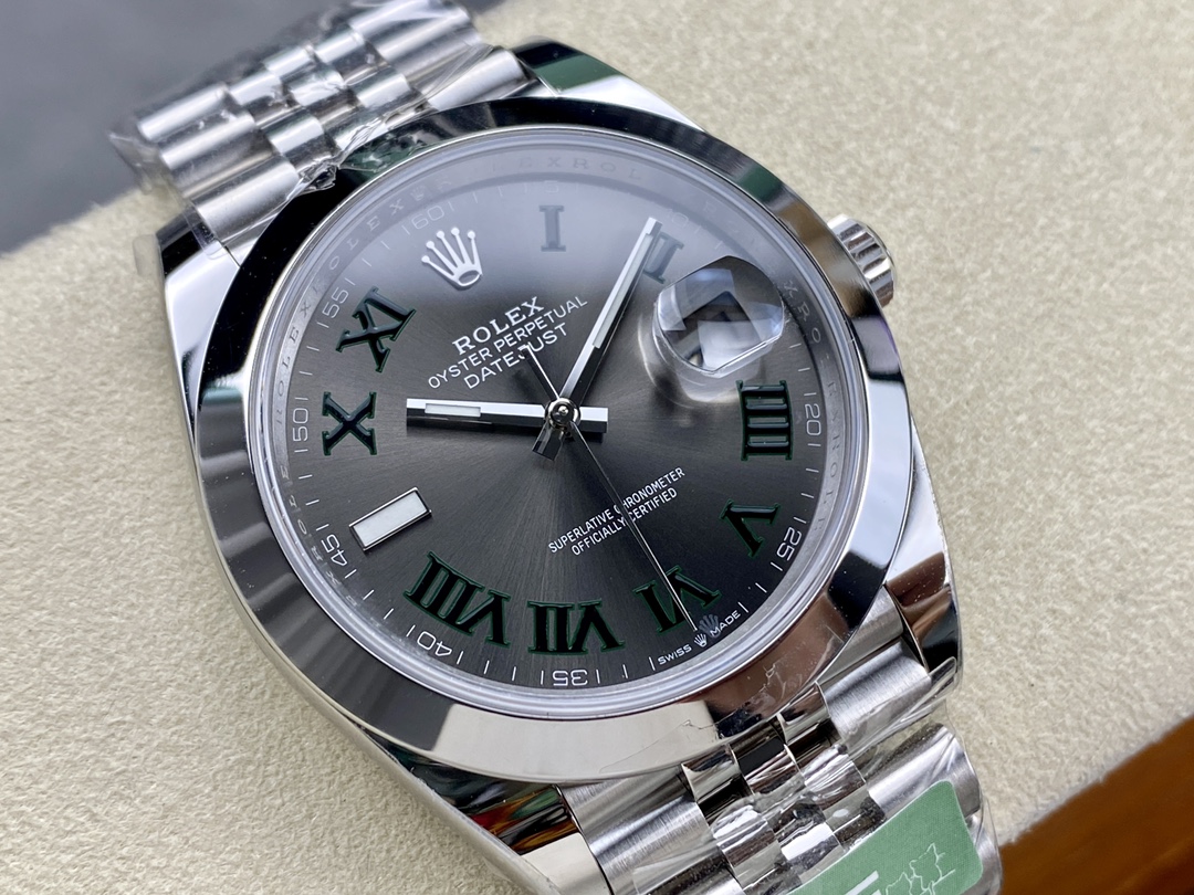 Rolex Datejust 41mm Stainless Steel m126300 0014 Slate Roman Jubilee