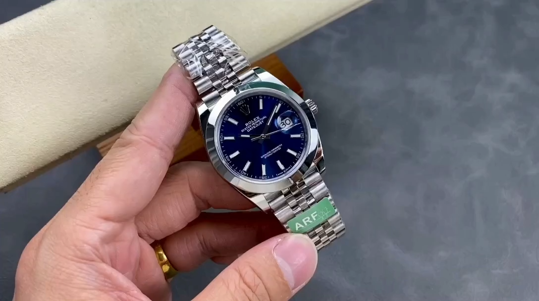 Rolex Datejust 41 Blue Fluted Dial Stainless Steel Jubilee Bracelet 126300 0002