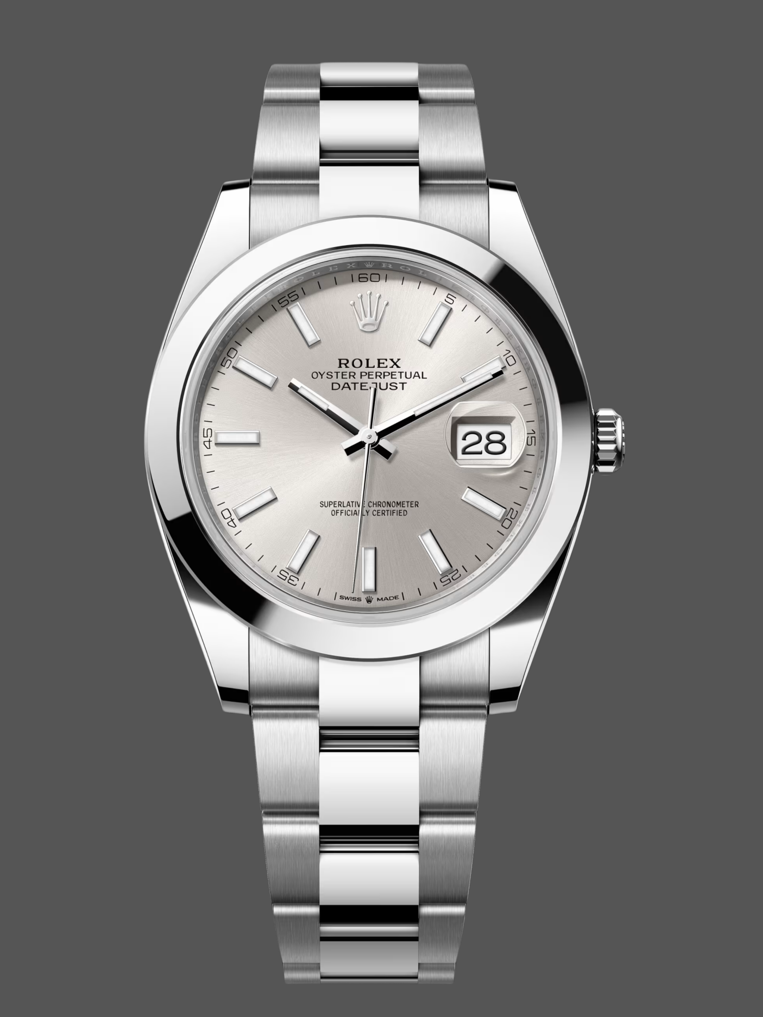Rolex Datejust 41 Silver Dial 126300 0003 Silver Men's Watch