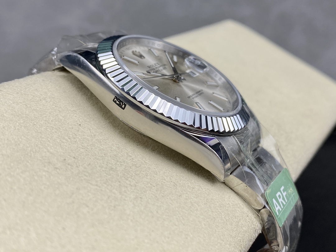 Rolex Datejust 126334 0003 Fluted Bezel Silver Dial 41MM Mens Replica Watch