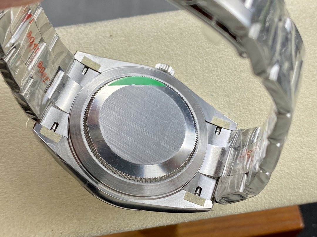 Rolex Datejust m126334 0021 Fluted Bezel Grey Wimbledon Dial 41MM Mens Replica Watch