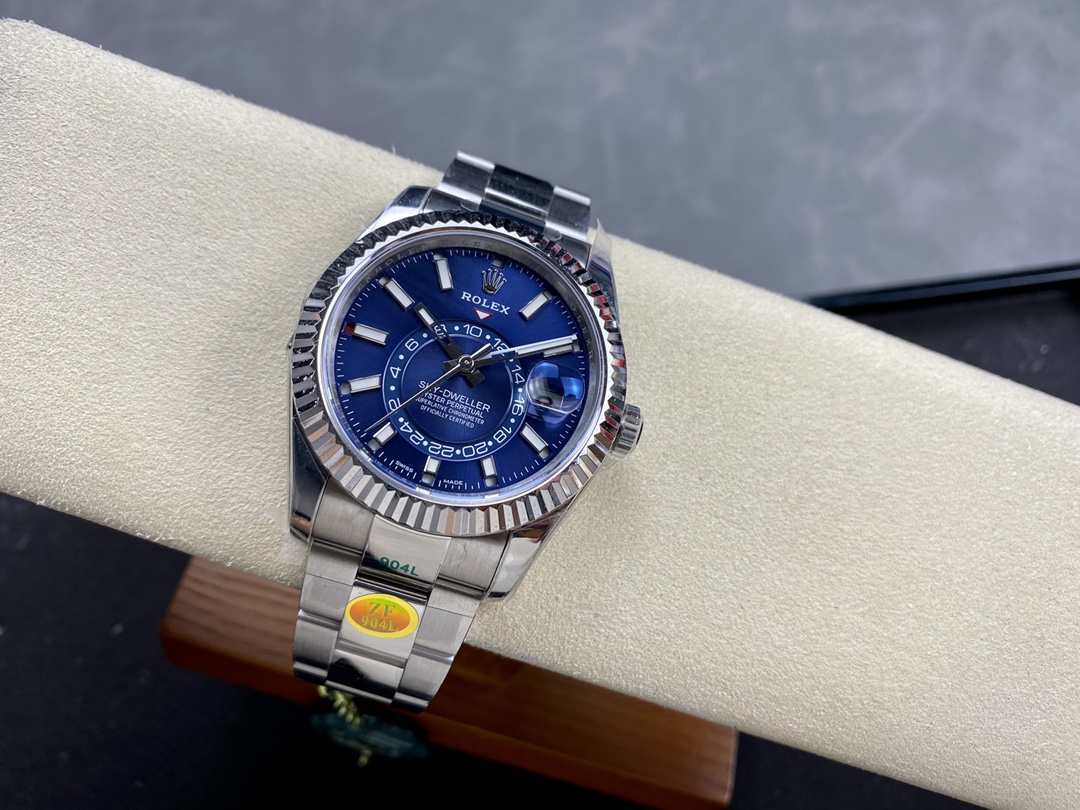Rolex Sky-Dweller 42 m336934 0005 Stainless Steel Blue Dial Replica Watch