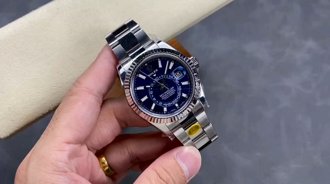Rolex Sky-Dweller 42 m336934 0005 Stainless Steel Blue Dial Replica Watch