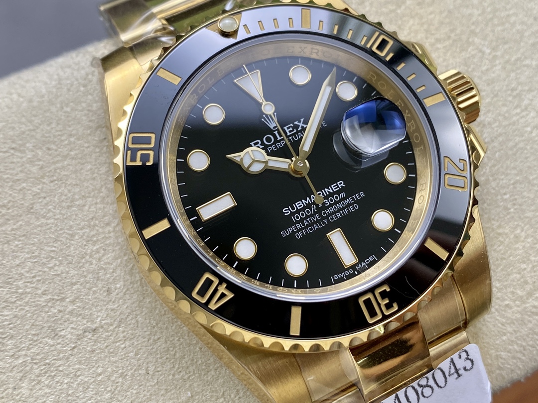 Rolex Submariner Date 116618LN Black Dial 40mm Mens Replica Watch