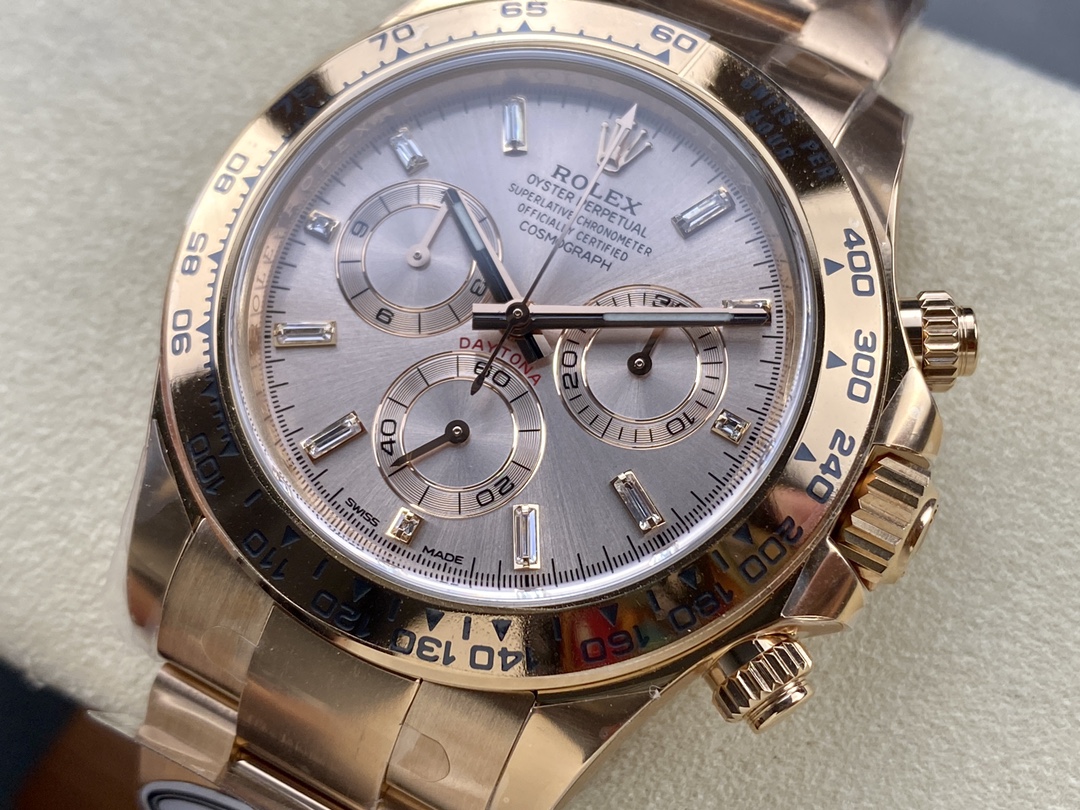 Rolex Daytona m116505 Everose Gold Sundust Pink Dial 40MM Mens Replica Watch