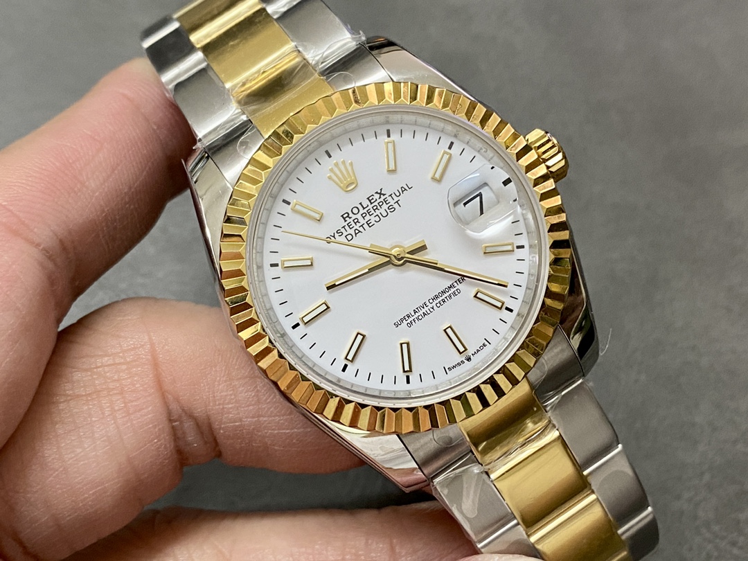 Rolex Datejust 126233 0020 White Index Dial 36MM Unisex Replica Watch