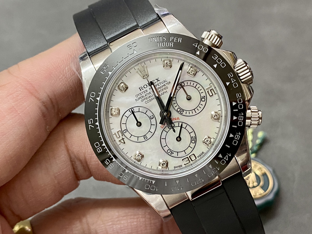 Rolex Cosmograph Daytona 116519 Mother of Pearl Dial 40mm Mens Replica Watch