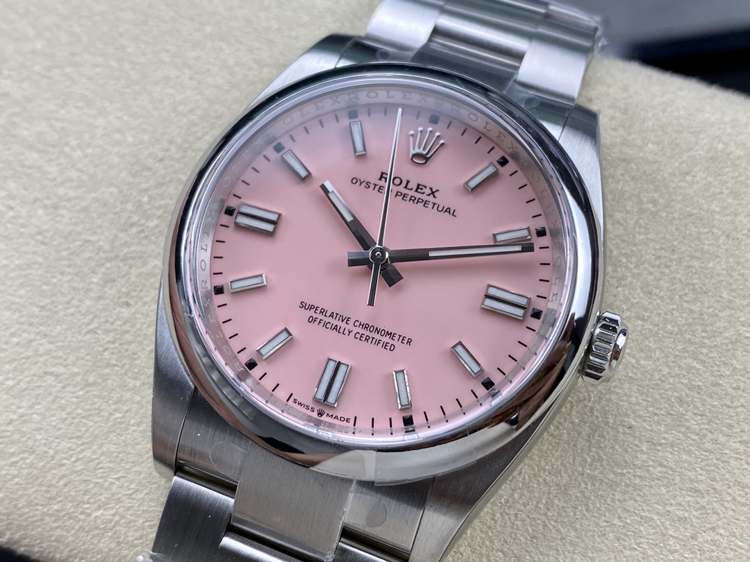 Rolex Oyster Perpetual 36 Oystersteel Pink Dial 126000 0008 Women's Watch