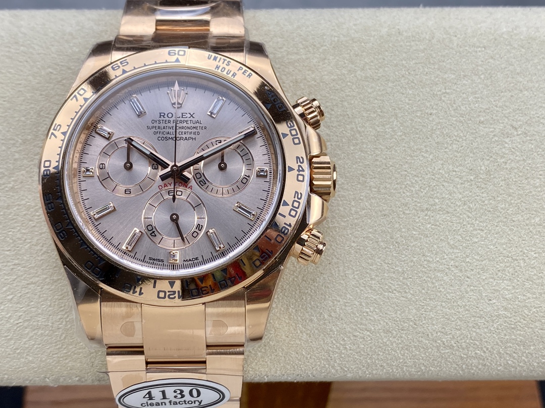 Rolex Daytona m116505 Everose Gold Sundust Pink Dial 40MM Mens Replica Watch