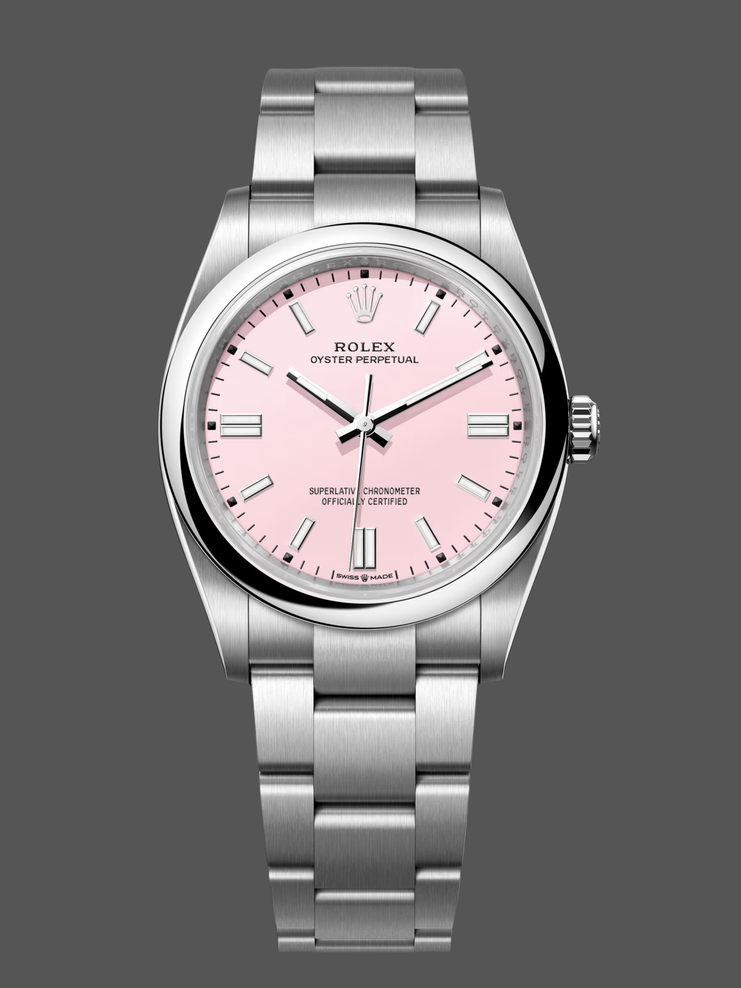 Rolex Oyster Perpetual 36 Oystersteel Pink Dial 126000 0008 Women's Watch