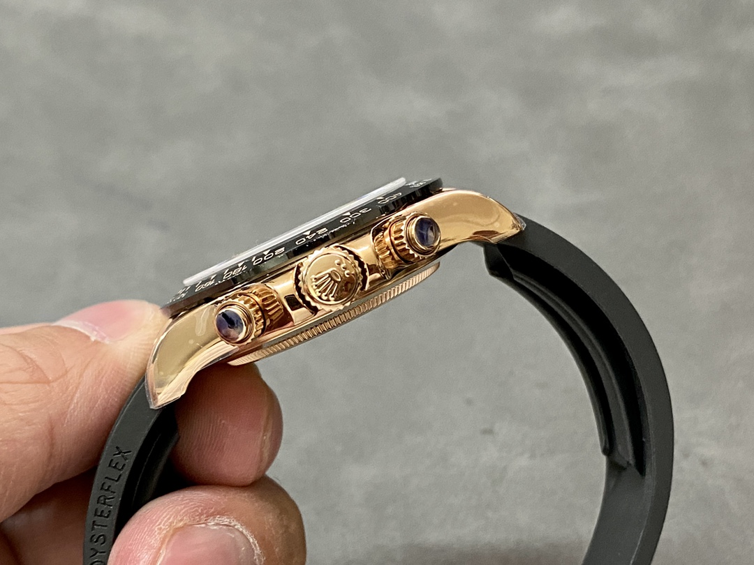 Rolex Cosmograph Daytona 116515LN Everose Gold Ivory Dial 40mm Mens Replica Watch