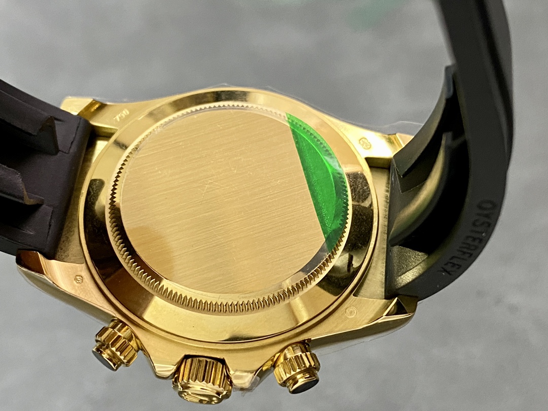 Rolex Daytona 116518LN Rubber Strap MOP Diamond Dial 40mm Mens Replica Watch