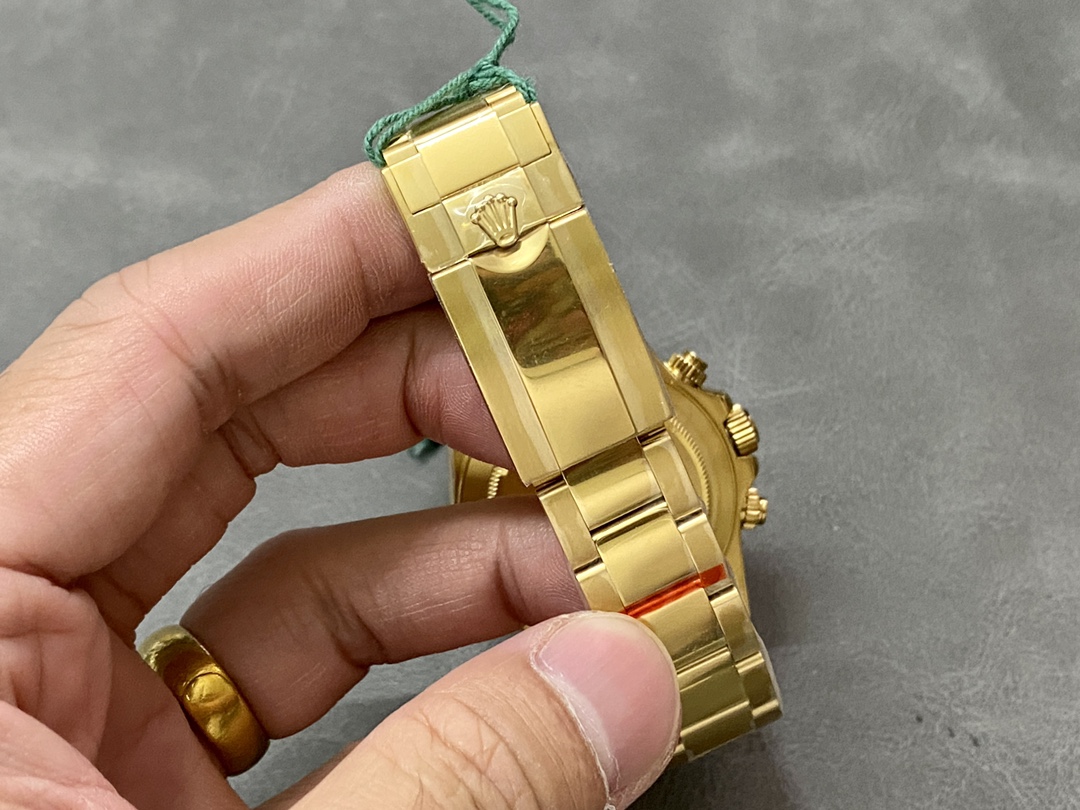 Rolex Daytona 116528 Yellow Gold Blue Racing Dial 40mm Mens Replica Watch