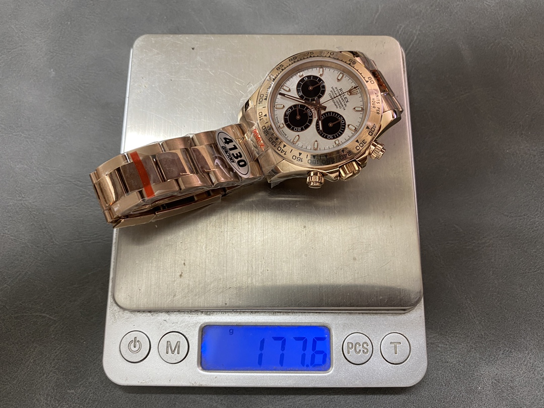 Rolex Daytona m116505 Everose Gold Meteorite Grey Dial 40MM Mens Replica Watch