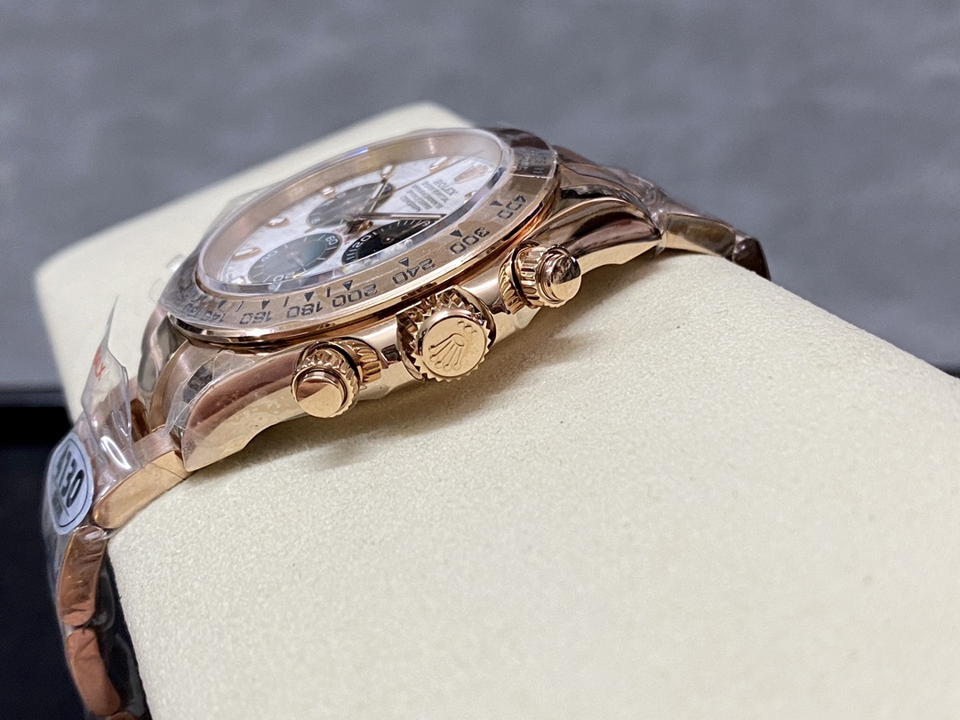 Rolex Daytona m116505 Everose Gold Meteorite Grey Dial 40MM Mens Replica Watch