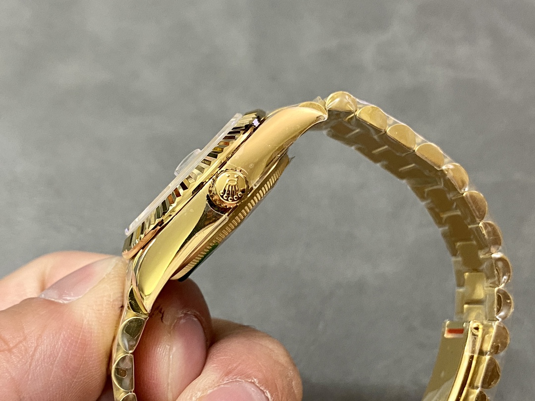 Rolex Datejust 31 Yellow Gold Green Dial m278278 0030 Women's Watch