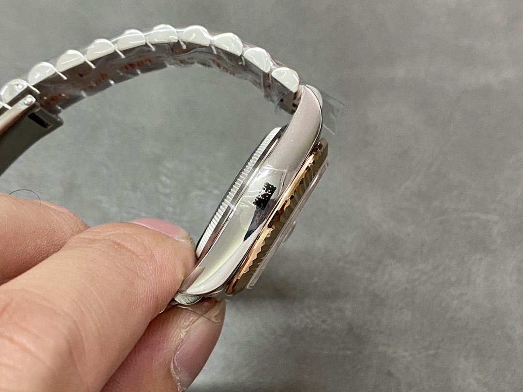 Rolex Datejust 31mm Rose Gold 278271 Silver Floral Jubilee Women's Watch