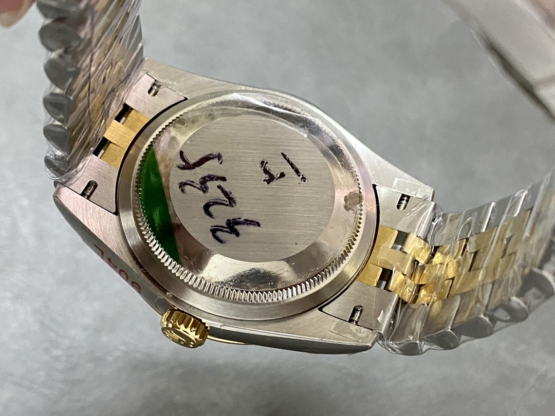 Rolex Datejust 36 Golden Palm Motif 126283RBR 0023 Dial Jubilee Bracelet Watch