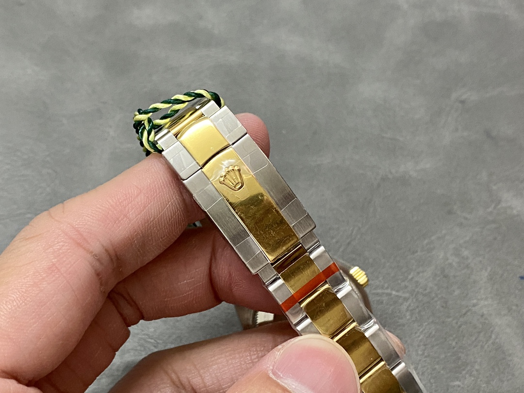 Rolex Datejust 36mm Stainless Steel and Yellow Gold m126283rbr 0016 White Roman Oyster