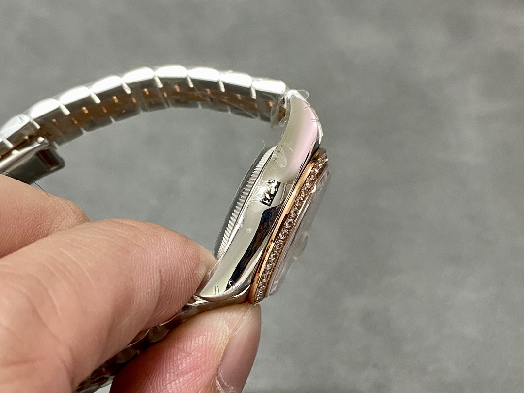 Rolex Datejust 28 Oystersteel and Everose Gold m279381rbr 0027 Women's Watch