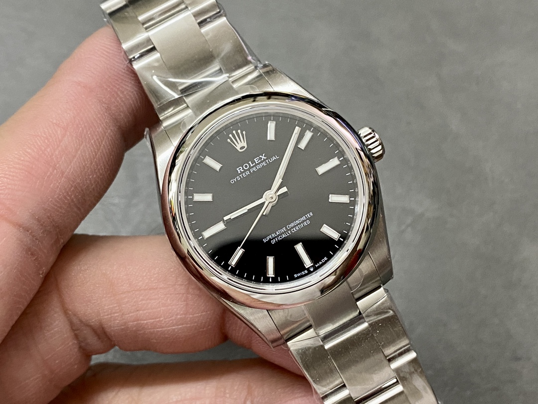 Rolex Oyster Perpetual 31 Black Dial 277200 0002 Women's Watch