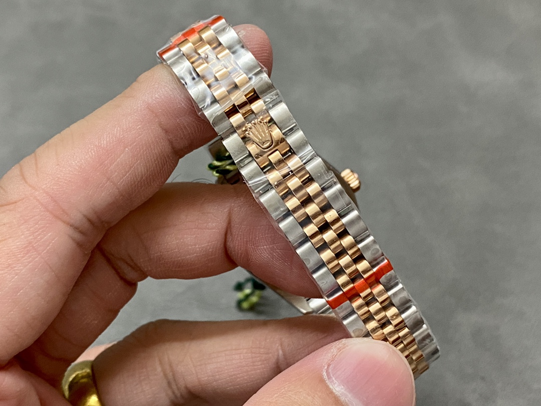 Rolex Datejust 28 Oystersteel and Everose Gold m279381rbr 0027 Women's Watch