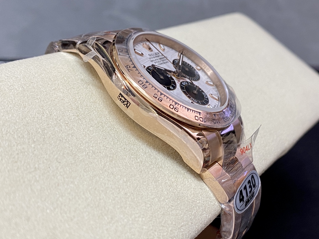 Rolex Daytona m116505 Everose Gold Meteorite Grey Dial 40MM Mens Replica Watch