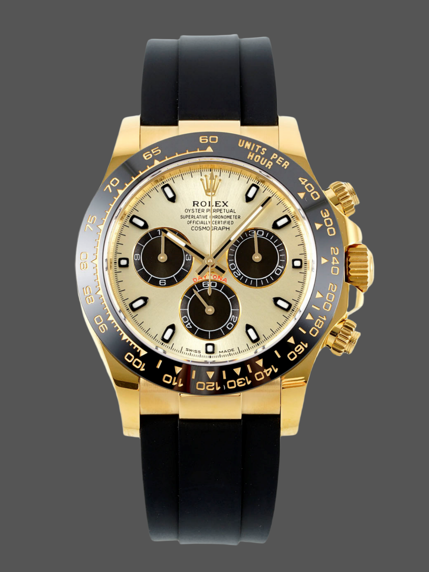 Rolex Daytona 116518LN Yellow Gold Champagne Dial 40mm Mens Replica Watch
