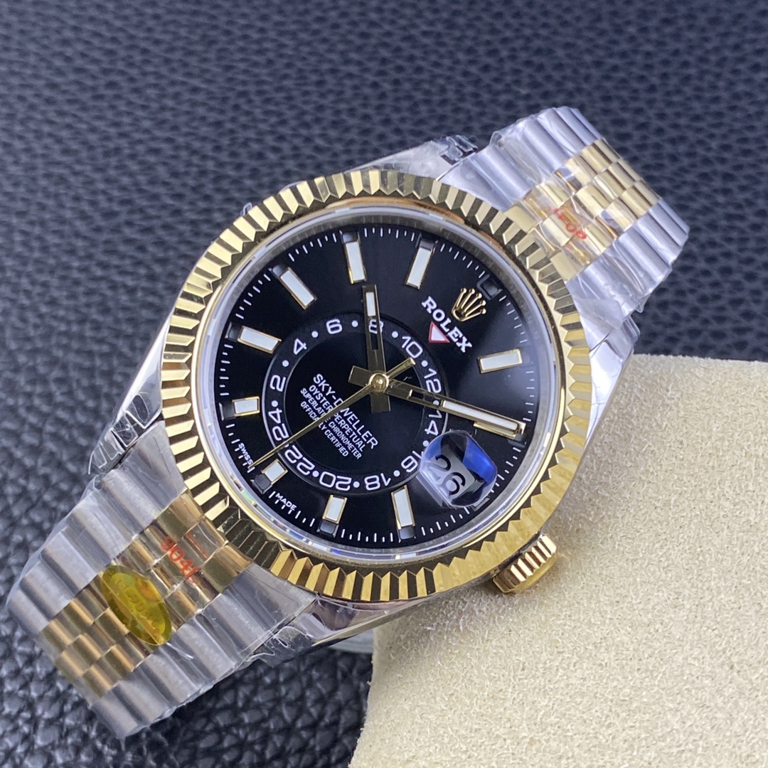 Rolex Sky Dweller 42 Oystersteel and Yellow Gold M336933 0004 Men's Watch